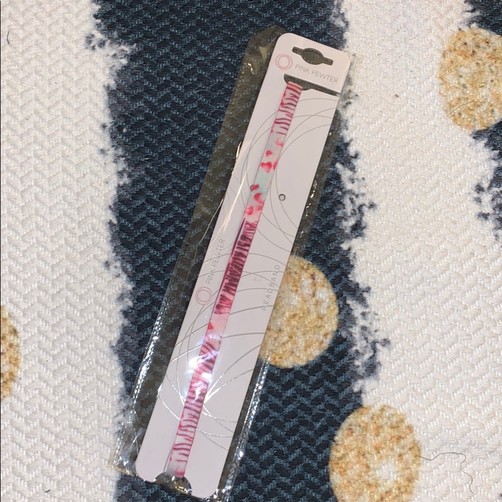 Pink Pewter headband 💜💕